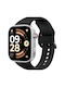 Silicone Strap Vertical Stripe Xiaomi Redmi Watch 4 5 6 Smart Band 8 Pro 9 Pro Black