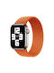 Hera Braided Orange Wearable Strap Apple Watch 44 45 46 49mm Size L