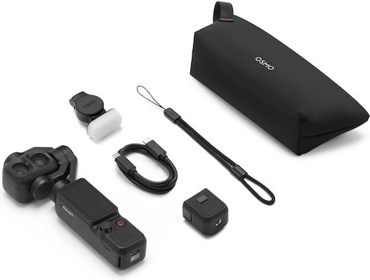 DJI Pocket 4P 103GB Екшън камера 4K Ultra HD Стандартен комплект с Екран (Сензорен) 2" и Wi-Fi