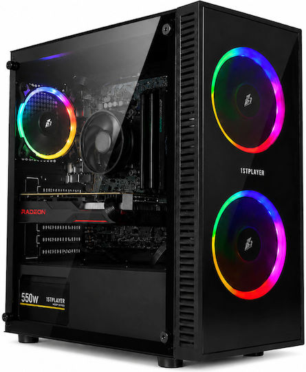 Vengeance Galactic-V8 Desktop PC (Athlon-3000G/8GB DDR4/240GB SSD/No OS)
