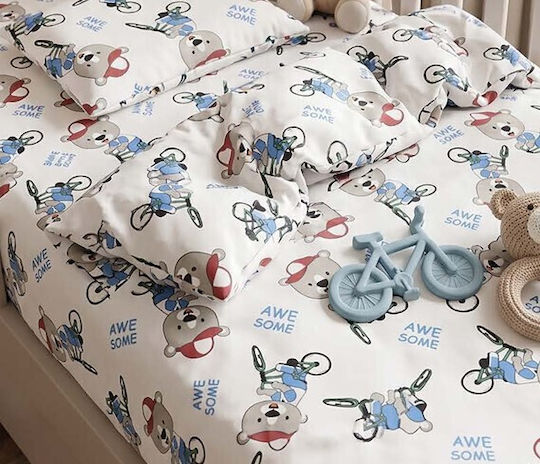 MayHome Set Kids Duvet Cover Double With Cotton Pillowcase Cotton 180x240cm