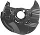 Bremsscheibenschützer BMW 3 Z4 Vorderseite Linke Schwarze 377mm 70mm Bremsscheibe 325mm 34116759787