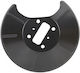 Protector de Disc de Frână Ford Fiesta V Focus I Fusion Spate Negru Diametru Exterior 275 Mm Diametru Interior 75 Mm