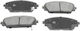 Vorderseite Bremsbeläge Mazda 3 34106860019