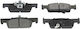 Vorderseite Bremsbeläge FürZwei Smart Fortwo Cabrio 410603025r