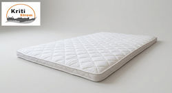 Kriti Strom KRS-209 Διπλό Memory Foam Eμποτισμένο με Αλόη & Λάστιχα Εφαρμογής 140x200εκ.