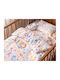 MayHome Kinderbettdecke Für Krippe Rosa 120x160cm