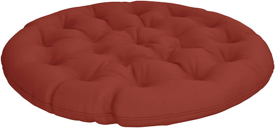 vidaXL Gartenstuhlkissen Rund Rotes 100x12cm