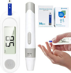 Blood Glucose Monitor LCD Screen Set Of 50 Strips Instant Results Blood Glucose Monitor LCD Screen Set Of 50 Strips Instant Results