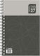 Innostat Agendă zilnică 2027 Gri Spirală 14x21cm