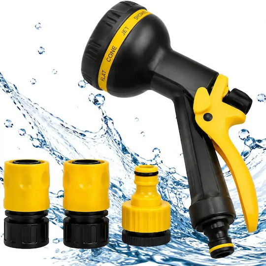 Wasserpistole Gartenschlauchdüsen 10 Einstellmöglichkeiten Verbindung