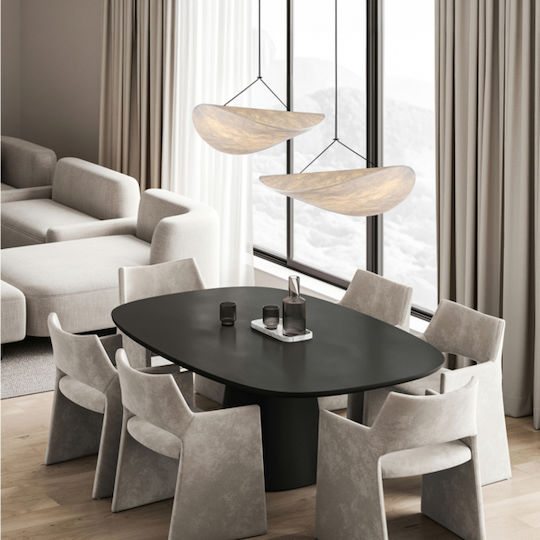 Eurolamp Nefi Deckenleuchte Weiß LED mit Warmweißem Licht 80x80cm