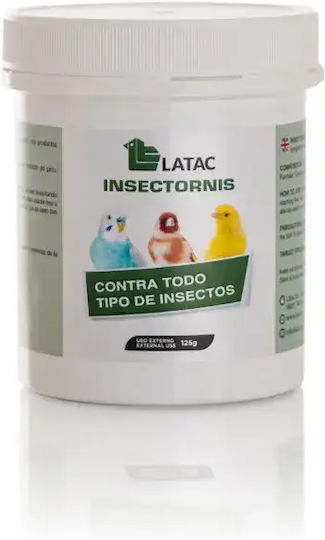 Latac Insectornis Прах 125гр Физичен Антипаразитен Прах за Птици