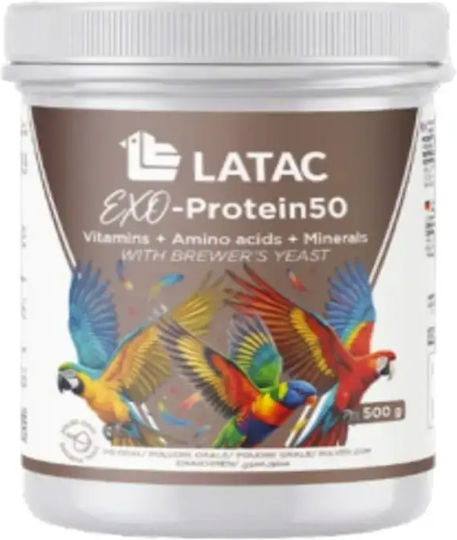 Latac Exo-protein50 500гр Протеинов Добавка За Хранене На Папагали