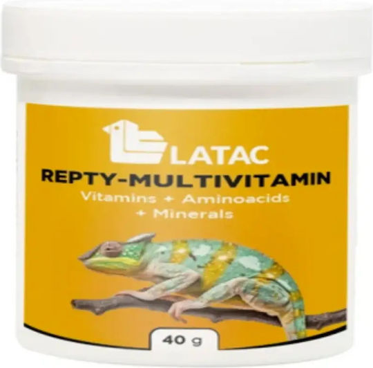 Latac Repty-multivitamin 40gr – Πολυβιταμινούχο Συμπλήρωμα Ασβέστιο Ερπετά