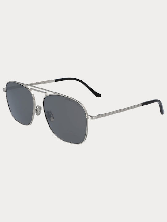 Cutler And Gross Ochelari De Soare Pentru Bărbați Cu Ramă Metalică Argintie