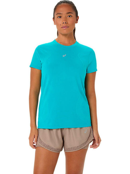 Road Seamless Ss Women's T-shirt Blu