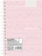 Foldermate Spiral Ruled Notebook A6 Pink