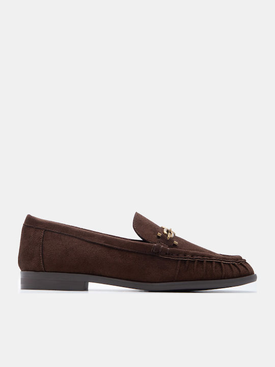 Luigi Women's Moccasins In Brown Colour