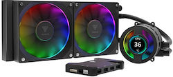 Gamdias Chione P3-240U AIO CPU Liquid Cooling with 2 120mm Fans and ARGB Lighting Gamdias Chione P3-240U AIO CPU Liquid Cooling with 2 120mm Fans and ARGB Lighting