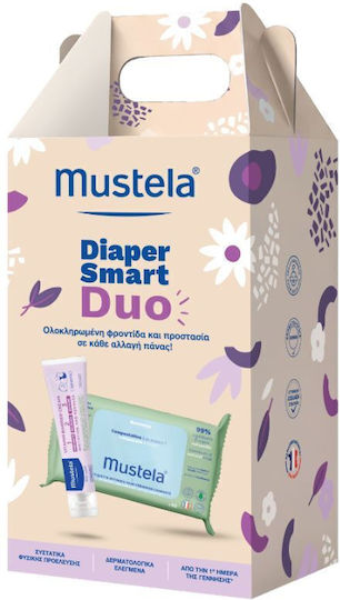 Mustela Mustela Windel Smart Duo Pflege-Set 50ml 60 Stück