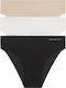 Γυναικεία Brazil 3Pack Nude- Λευκο- Μαυρο