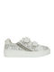 Kids Sneakers with Hoop & Loop Closure Gold