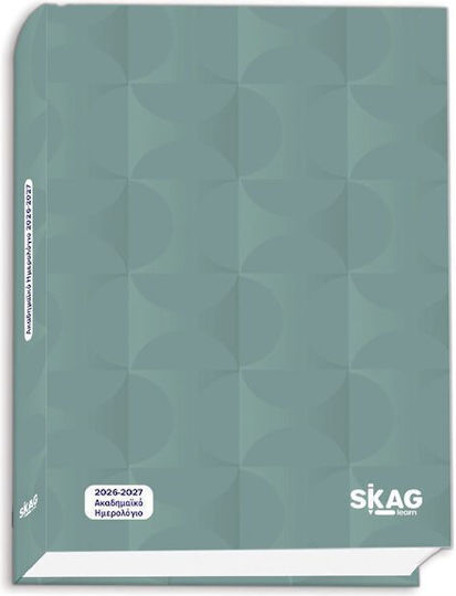 Skag Daily Academic Agenda 2026 Turquoise 14x21cm