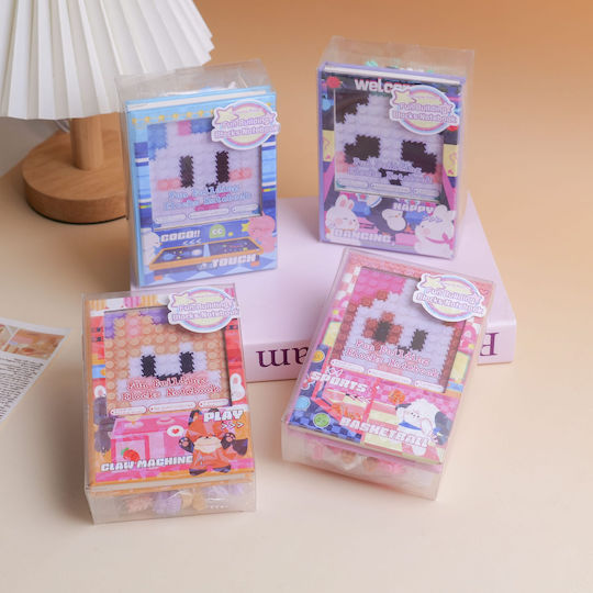 Soft Adorable Panda Series Notebook Building Block White Pages