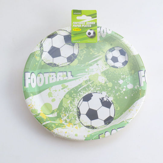 Football Reihe Pappteller 7 Zoll 10 Stück
