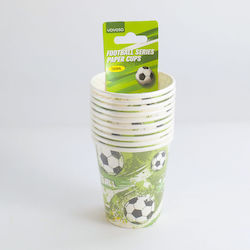 Football Series Хартиени Чаши 250ml – Комплект 10 Бройки