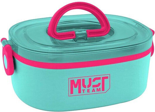 Stainless Steel Kids' Dinner Set 0.75 Litre Turquoise 19.5 x 14 x 7.6 cm