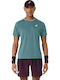 ASICS Game Ss 2041A379-401 Ανδρική Μπλούζα Πράσινη