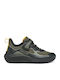 Kids Sneakers Anatomic With Hoop & Loop Closure Green