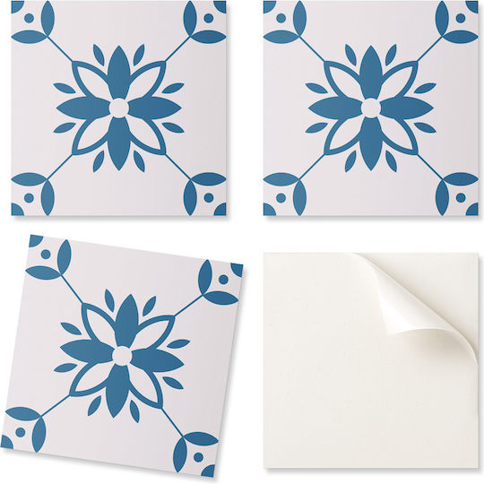 Set de Plăci de Vinil Ușor de Instalare Model Floral Frunze 20x20x20 Bucăți