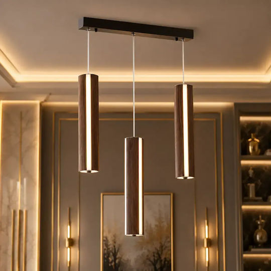 Candelabru Suspendat Cu 3 Brațe LED Homs Ro 40021