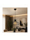 Lumini Suspendate Glob Negru Homs Ro11358