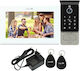Interfon Video Smart Wi-Fi Cu 2 Fire Mentor Svk271w 7 Inch Ips 2mp Fhd Card Pin Tuya Ip65 Alb
