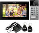 Ai Smart Wi-Fi Video Interfon 1 Familie Mentor Svk2104b 2 Fire 10 Inch Ips 2mp Fhd Pin Card Tuya Ip65 Negru