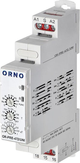 Χρονοδιακόπτης Economic 10 Λειτουργίες 12-240 V Ac Dc Pre-472/uni
