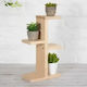 Raft Suporturi Pentru Plante Din Lemn Homs Wood Series Natural 30 X 20 X 9,5 Cm 700136