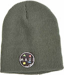 Maui & Sons Männer Beanie Strickmütze in Khaki ...