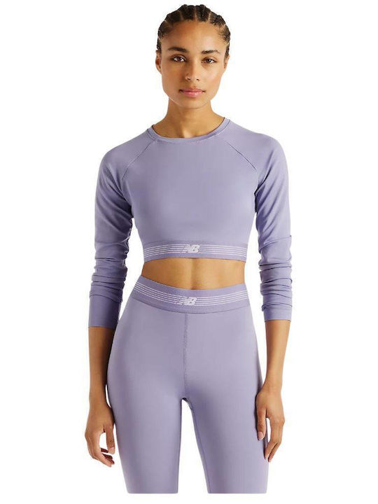Γυναικεία Μπλούζα Μακρυμάνικη Grey Violet