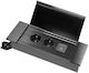 Eingebaute Steckdosenleiste auf der Arbeitsfläche Abdeckung 2x Steckdosen Schwarz 230V 2x USB-A+C 3,6A Schwarz 1,5 m