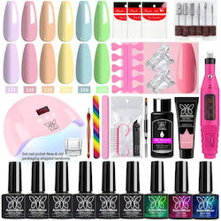 Kit Complet Gel Unghii Ideal Pentru Începători Manichiură Acasă
