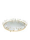 La Vie En Rose Decorative Glass Tray 36x6.5cm