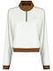 Damen Sweatshirt mit Kapuze Beige