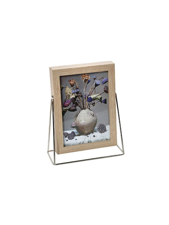 Espiel Wooden Photo Frame with Silver Frame