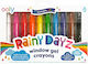 Gel-Kreiden Fenster Glas Rainy Dayz Set 10 Waschbare Farben