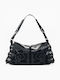 Damen Handtasche Schulter Schwarze